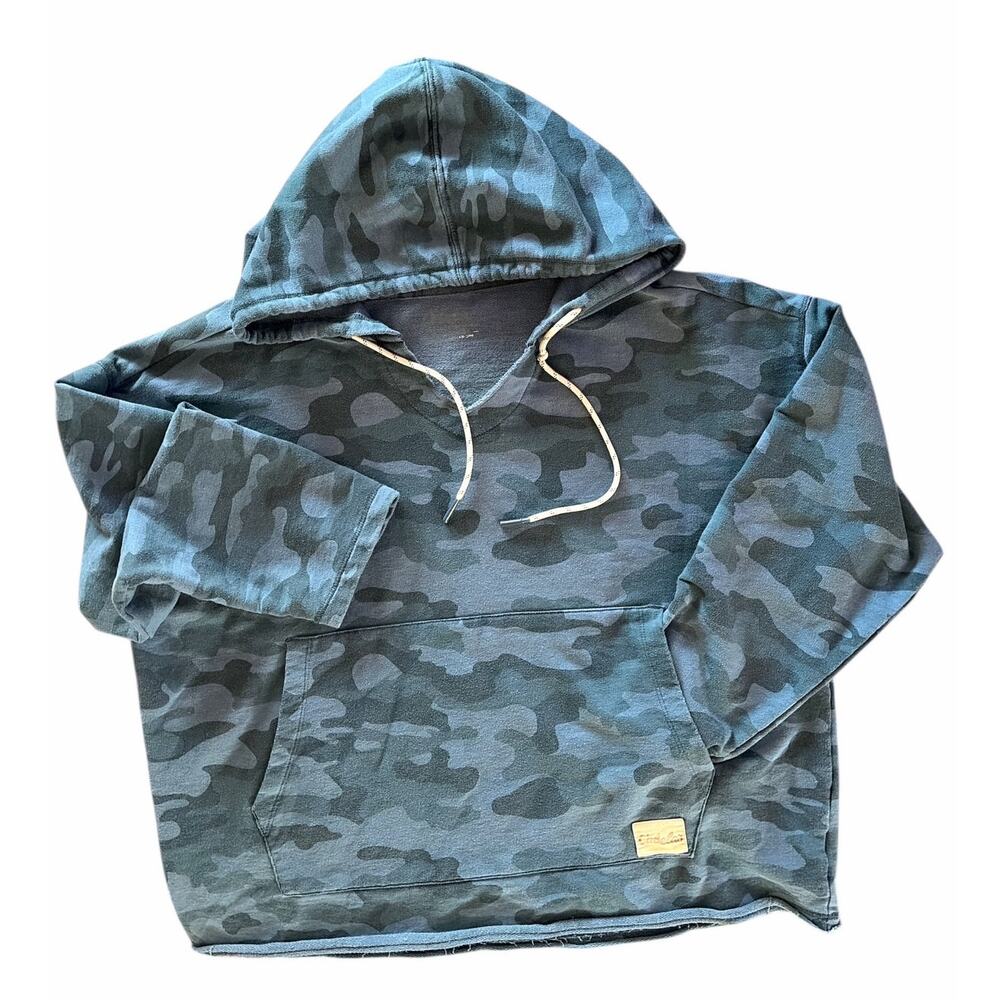 Cabela's Women's Blue Camo Organic Cotton Sweatshirt size Medium